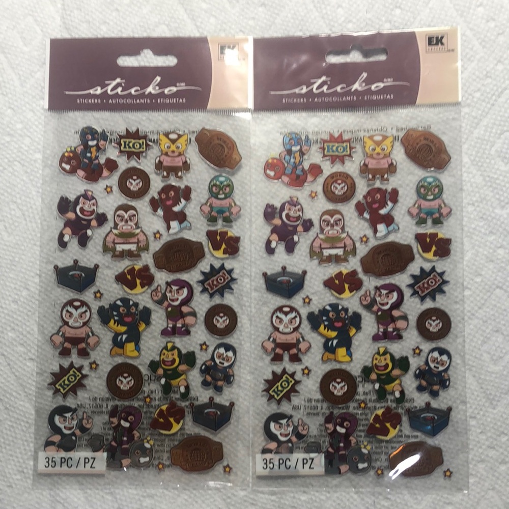 Sticko Wrestling Friends Stickers